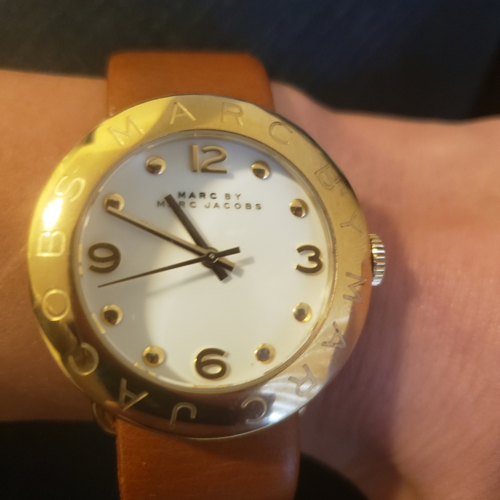Marc Jacobs watch with box and paperwork